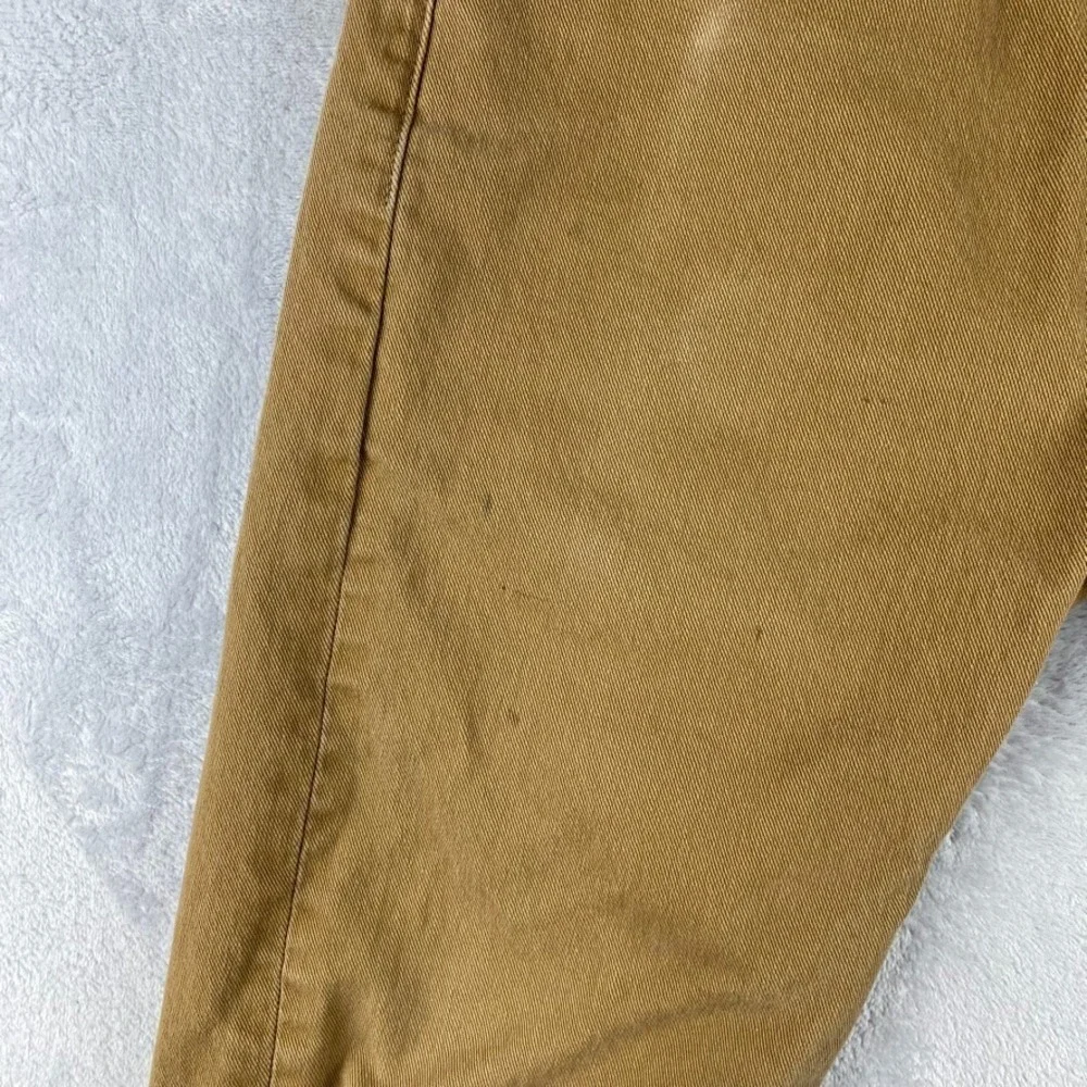 Levis Jeans Mens 28x31 Brown Tan 513 Slim Straight Distressed Western Denim